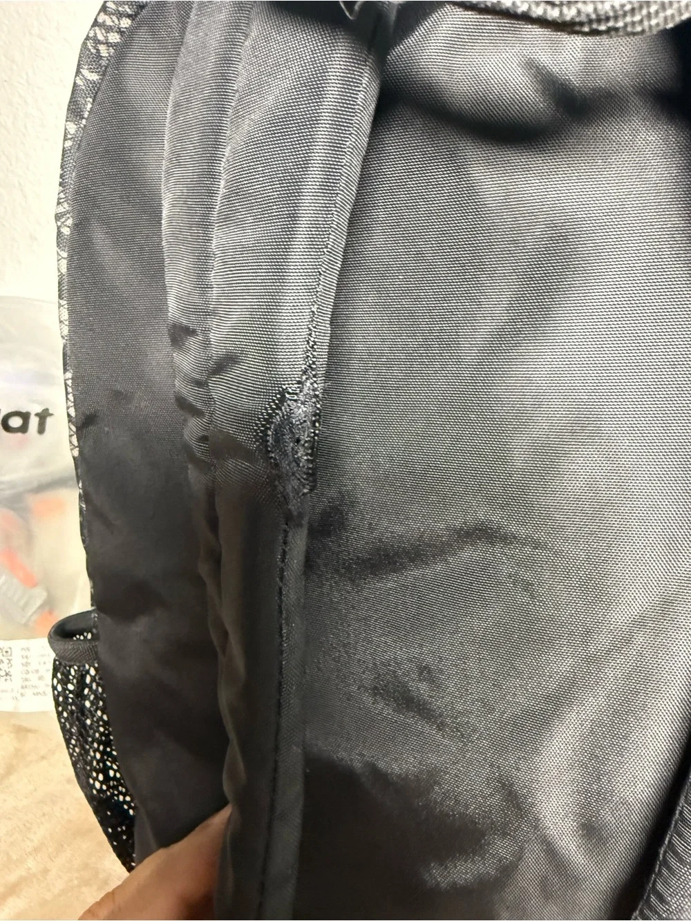 Jansport Black & Gray Lace-Pattern Backpack